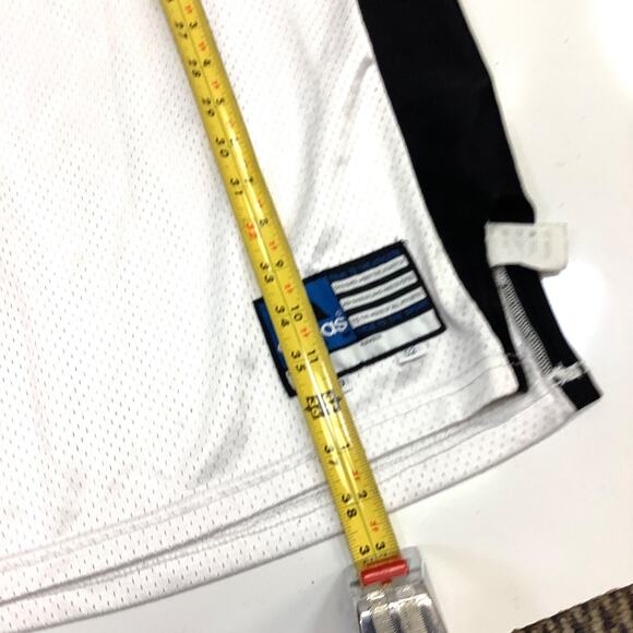 Vtg Adidas College Football Practice Jersey #52 White Gold Black Sz 50 Made USA - Picture 8 of 9